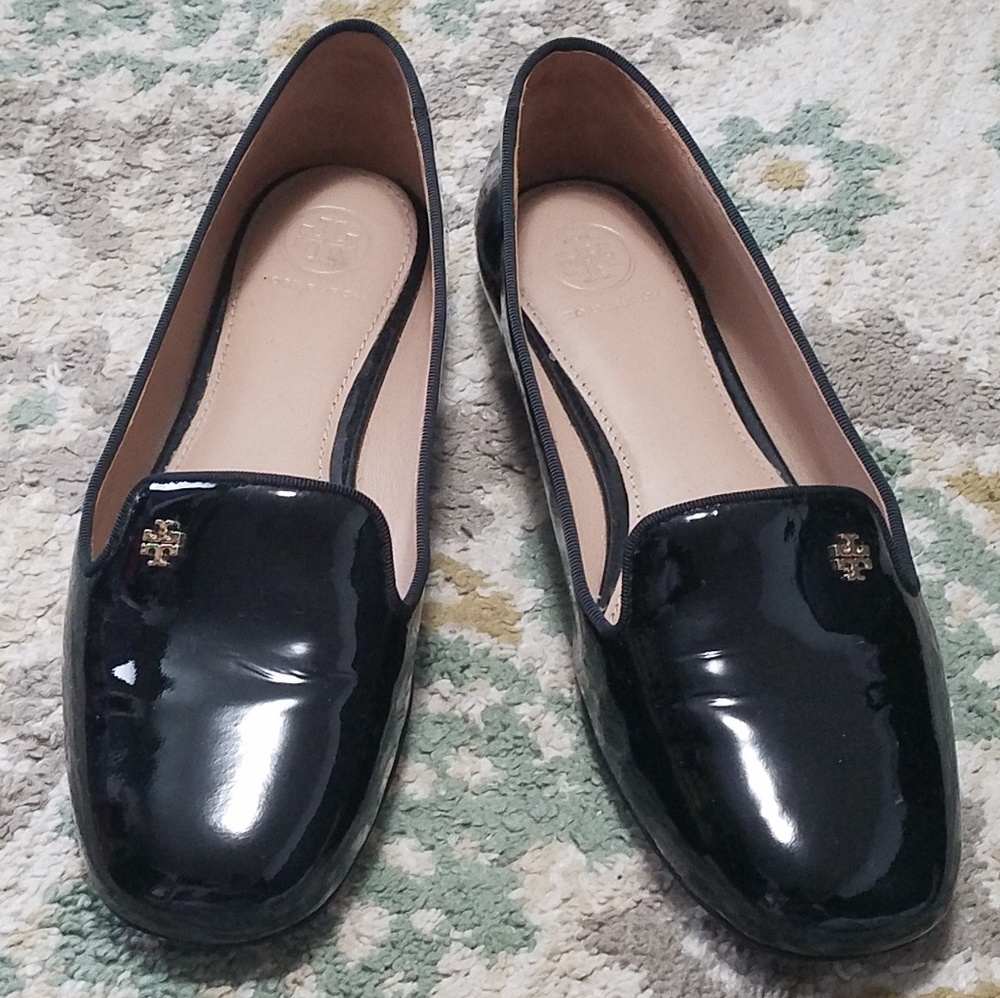 Tory Burch patent leather loafers